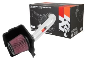 Chevrolet Silverado 3500HD Performance Air Intake - K&N Engineering - Cold Air Intake, Mandrel-bent aluminum tube - `17-`19